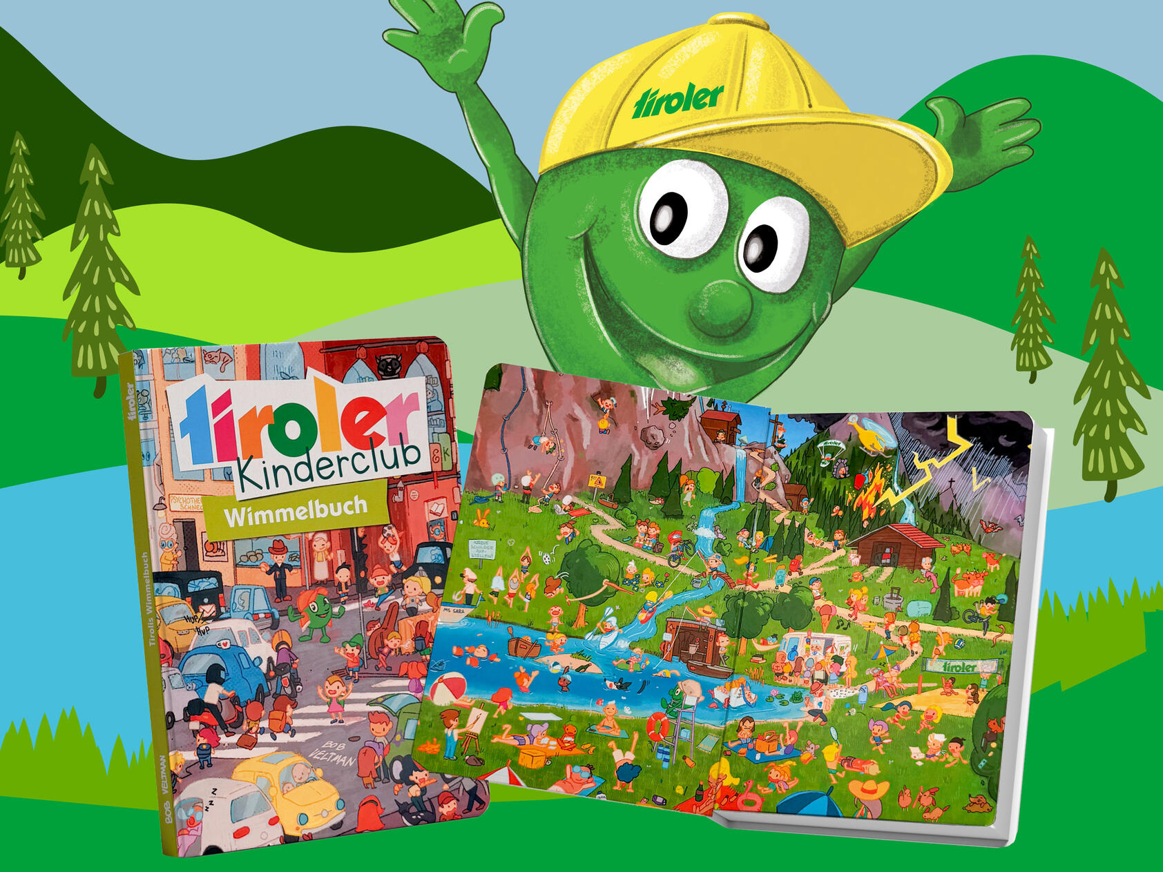 20 x 1 TIROLER Kinderclub Wimmelbuch