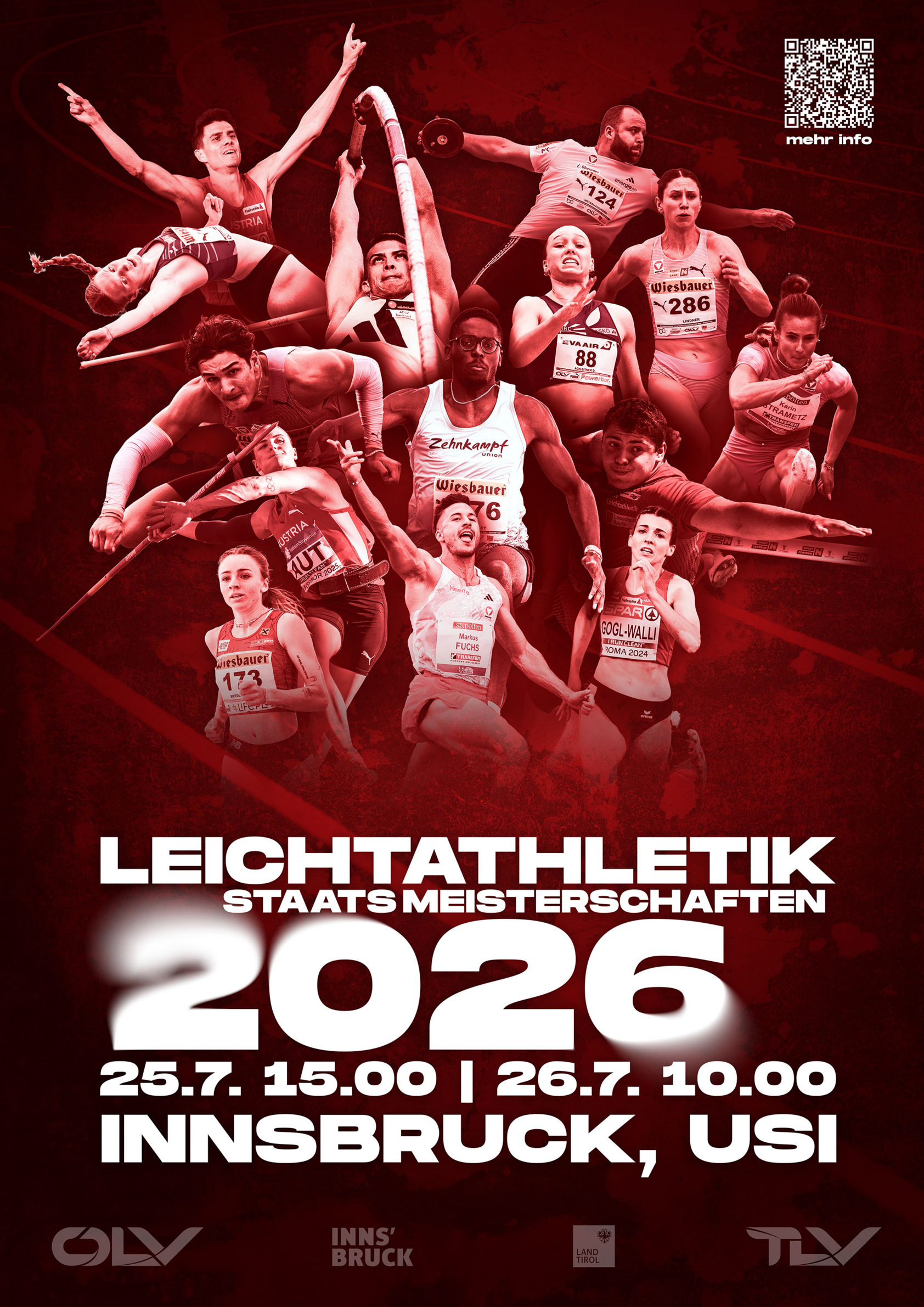 5x2 VIP-Tickets für die Leichtathletik Staatsmeisterschaft 2026