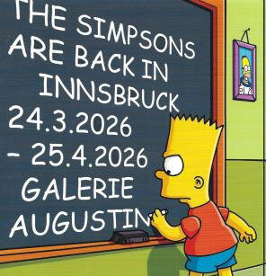Galerie Augustin: "THE SIMPSONS are back in Innsbruck"