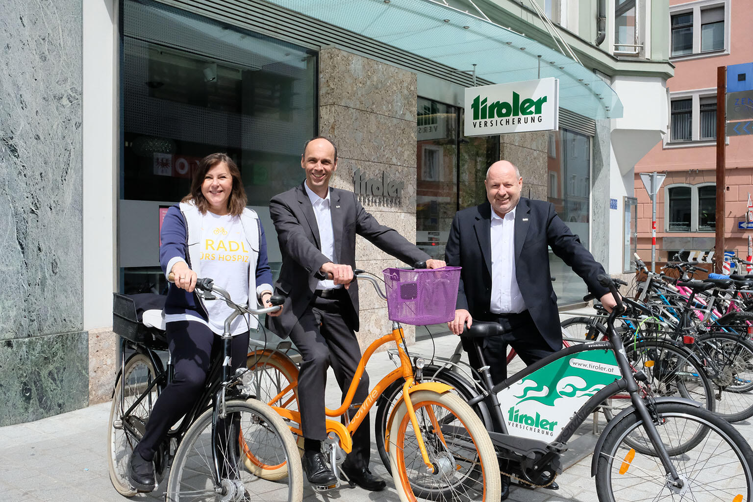 Die TIROLER unterstützt: Hospizradeln – „Hospiz bewegt – wir bewegen uns fürs Hospiz“