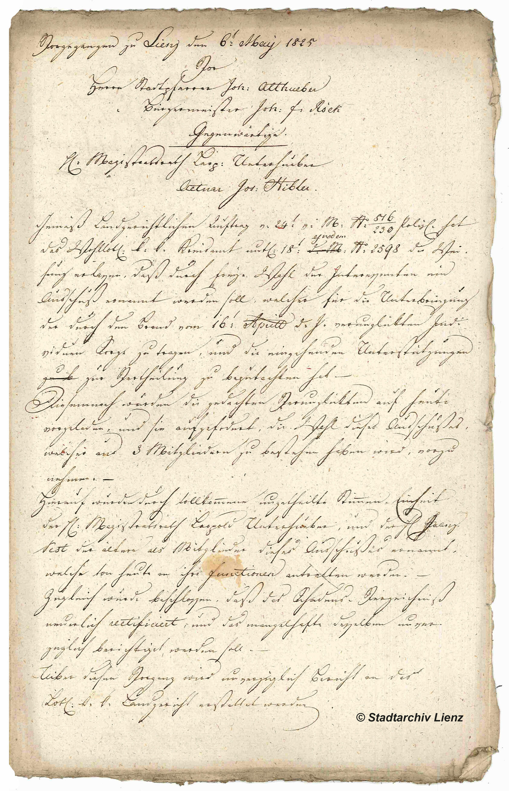 Aufnahme des Geschäftsbetriebs und Großbrand in Lienz